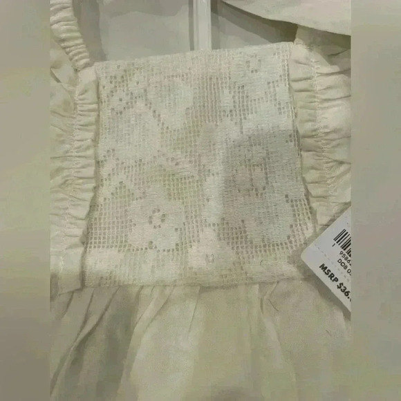 Carter’s Infant Girls Size 9 Months Dress with Diaper Cover Headband NWT Cream - Picture 3 of 8